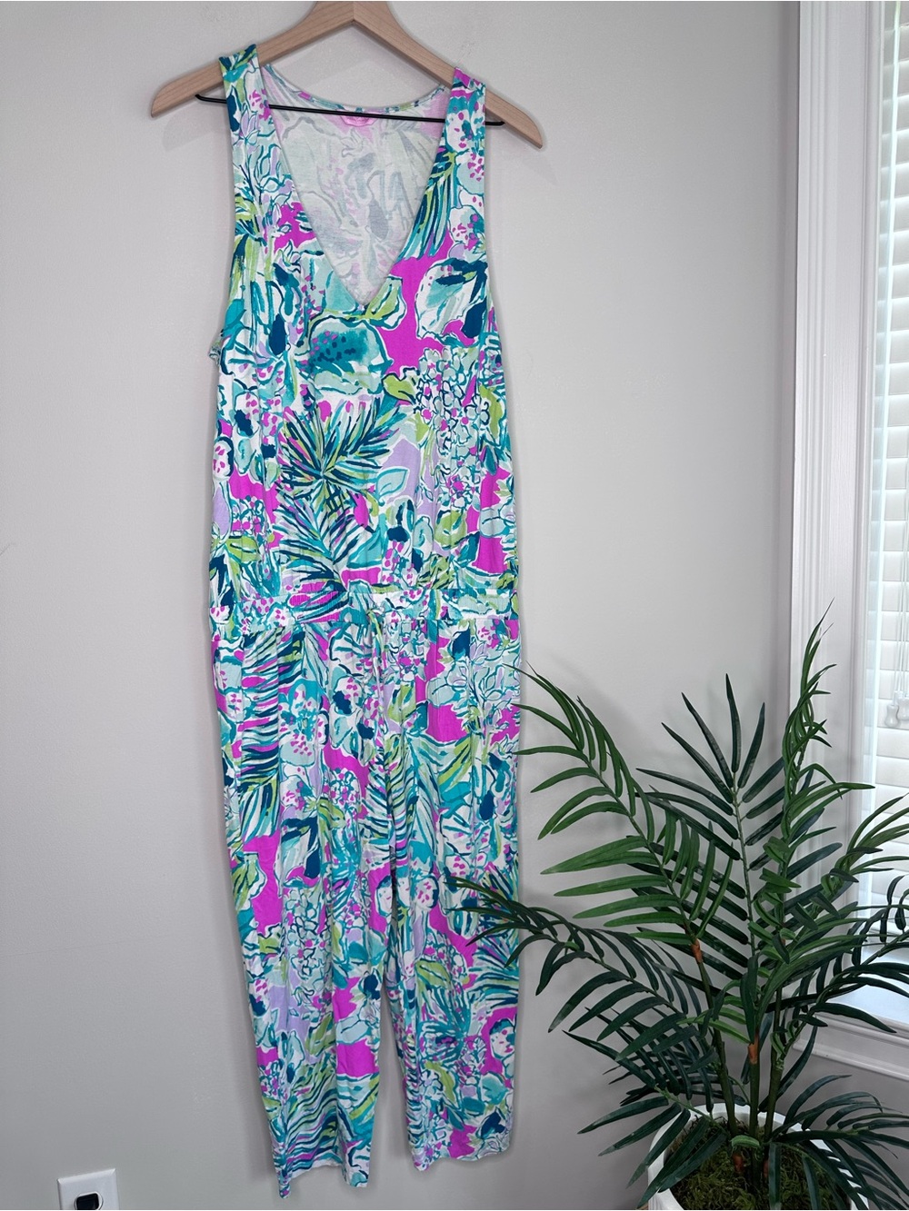 Lilly Pulitzer Paulina Tropical Jumpsuit in Multi Early Bloomer